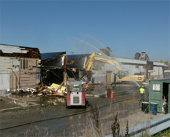 Manufacturing facility demolition