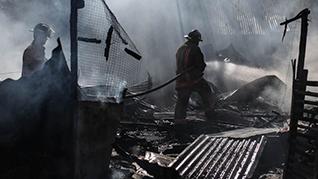 Responders on site in aftermath of natural disaster 